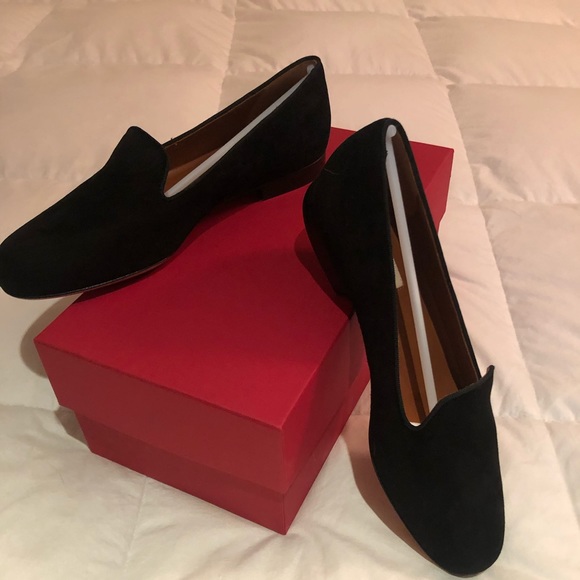 valentino slippers black
